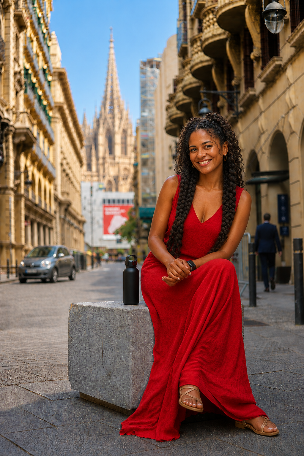 Portrait session Barcelona streets